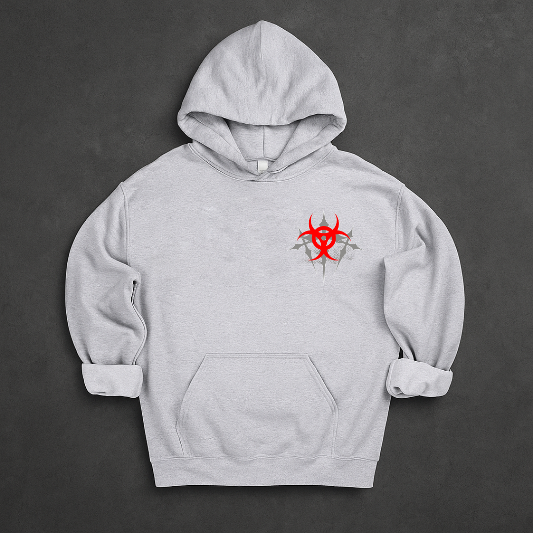 Biohazard Grungy Piercing Hoodie