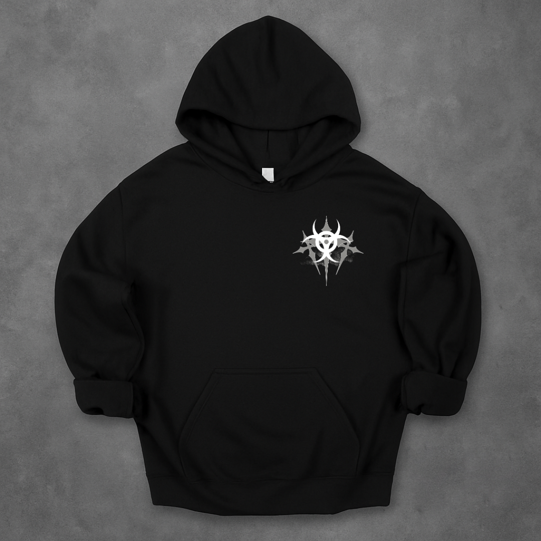 Biohazard Grungy Piercing  Hoodie