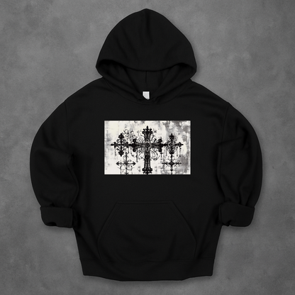 Gothic ink cross  Hoodie
