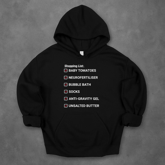 Shopping List Hoodie
