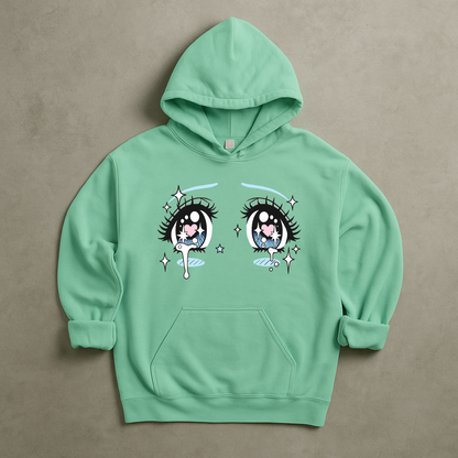 Anime Eyes Y2K Hoodie