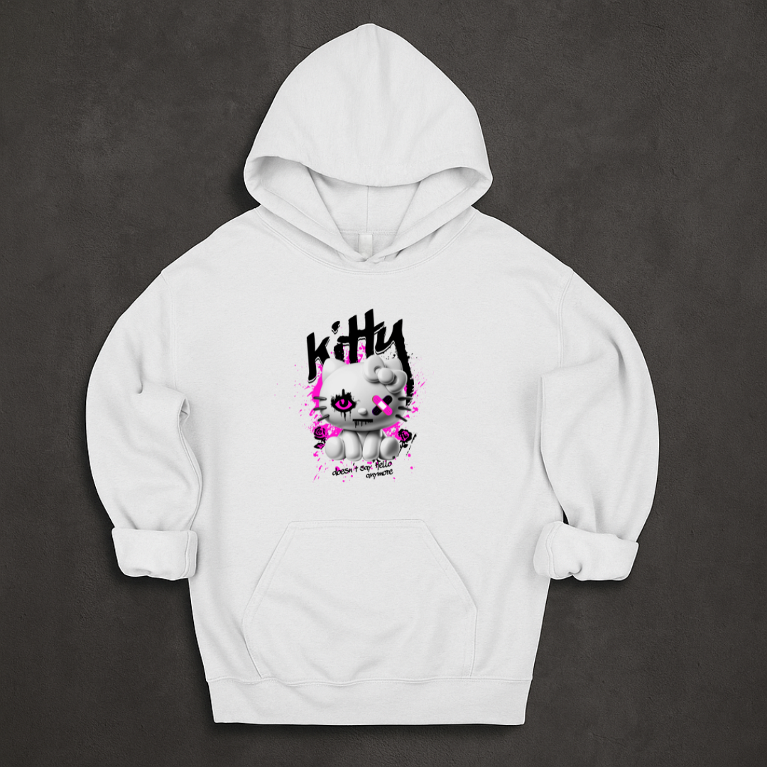 Kitty Doesn't Say Hello Anymore  Hoodie