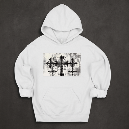 Gothic ink cross  Hoodie