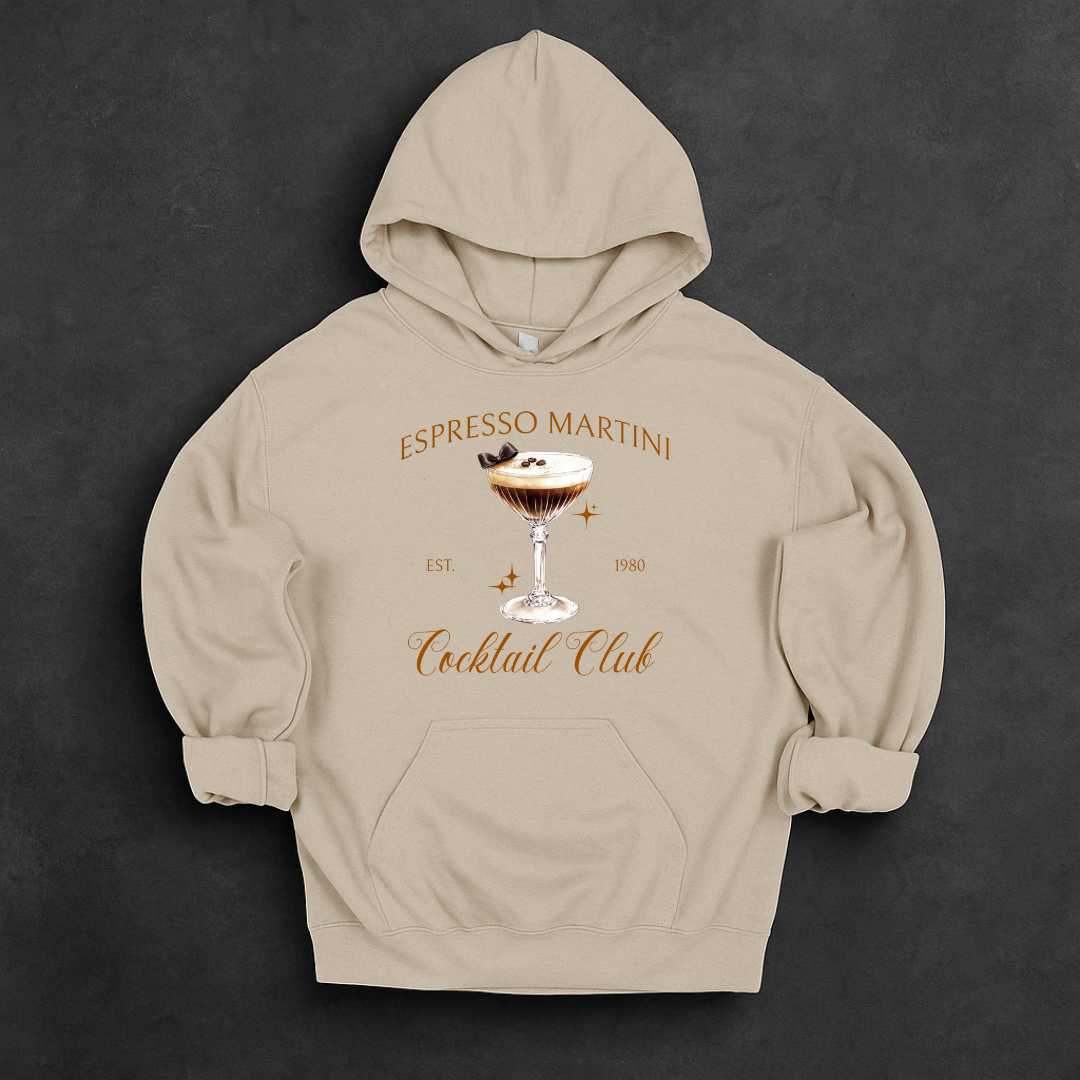Espresso Martini Cocktail Club Hoodie