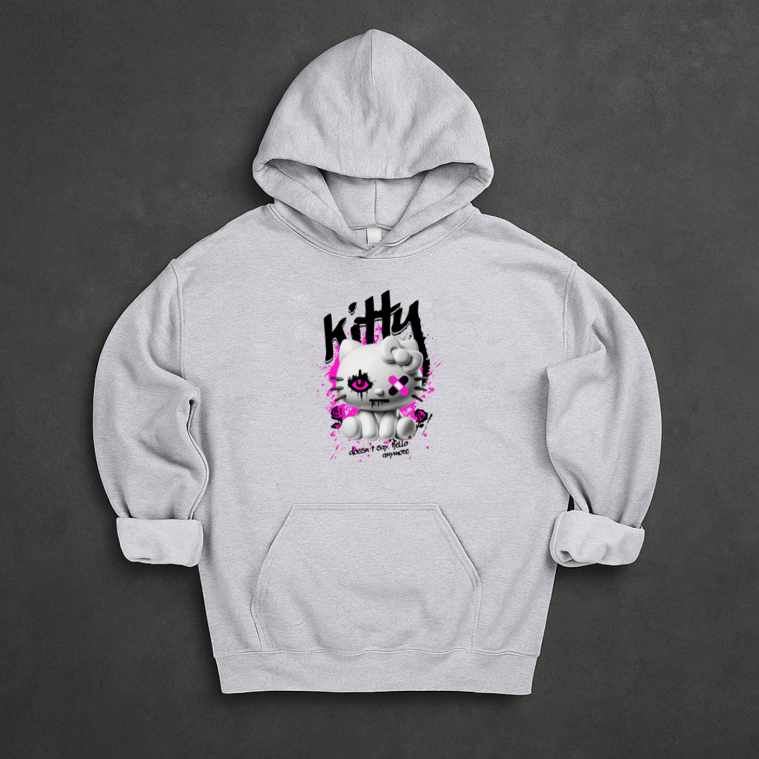 Kitty Doesn't Say Hello Anymore  Hoodie