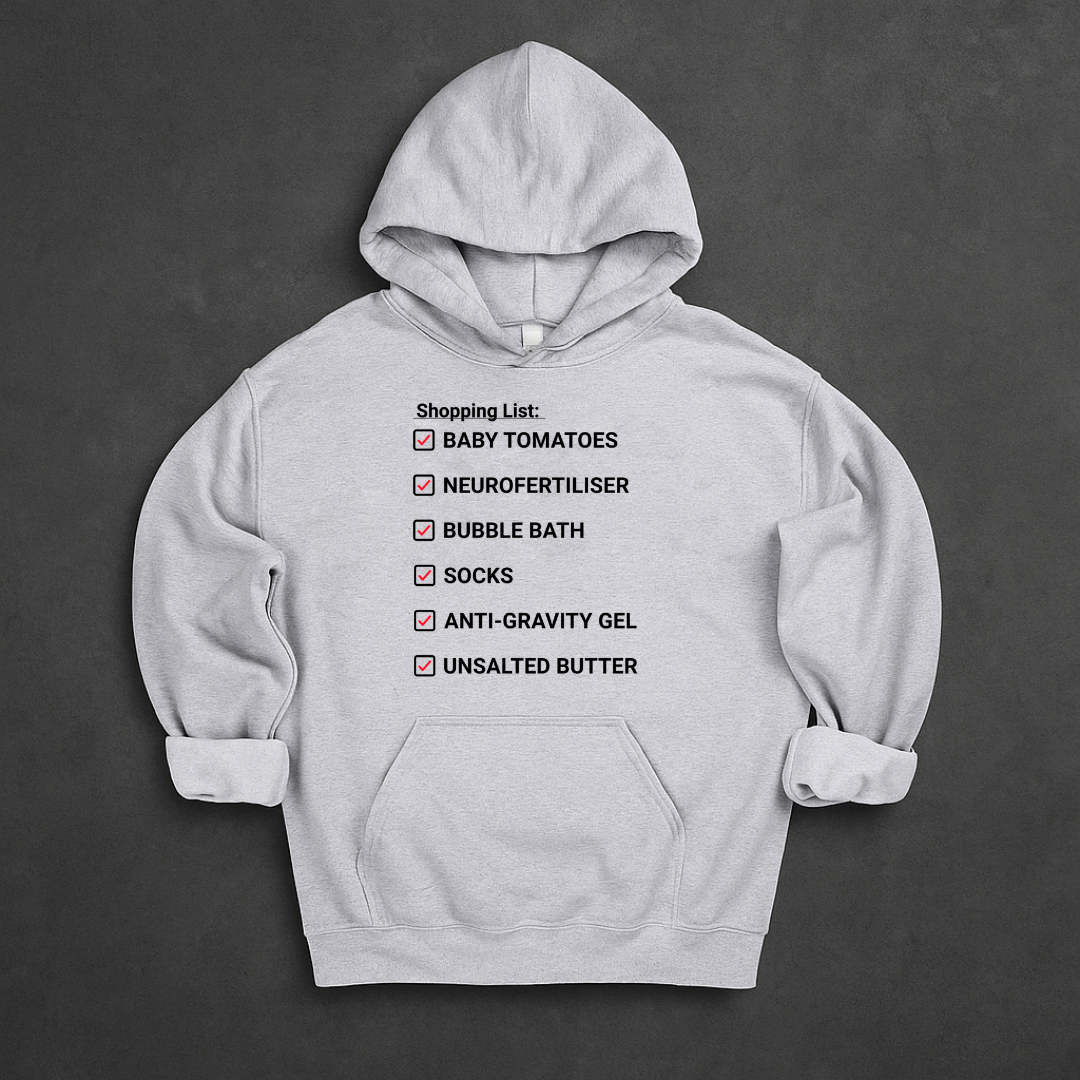 Shopping List Hoodie