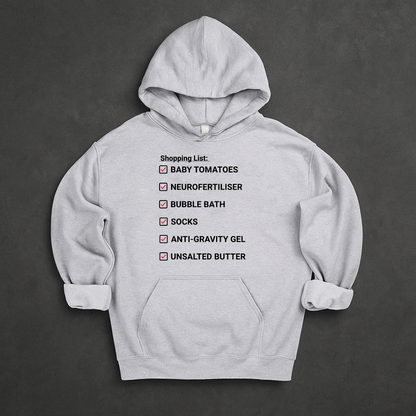 Shopping List Hoodie