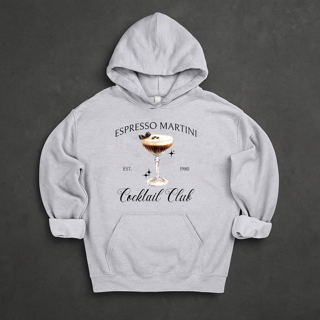 Espresso Martini Cocktail Club Hoodie