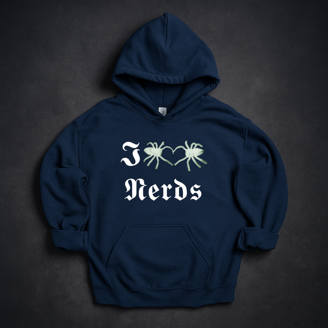 I Heart Nerds Hoodie