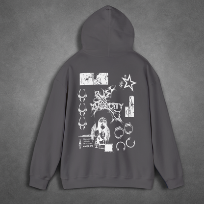 Biohazard Grungy Piercing  Hoodie