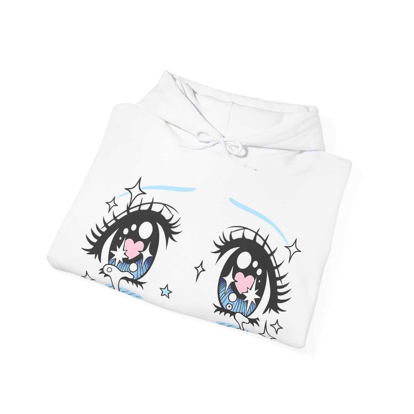 Anime Eyes Y2K Hoodie