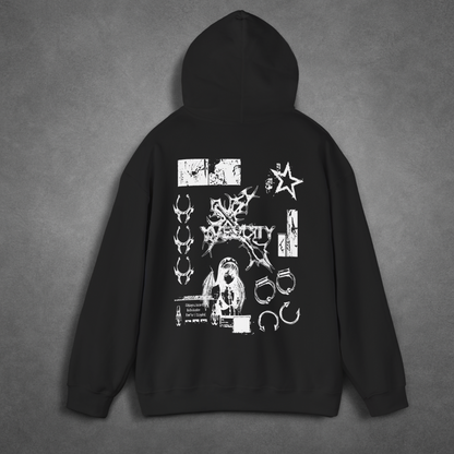 Biohazard Grungy Piercing  Hoodie
