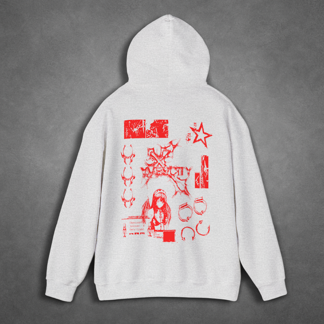 Biohazard Grungy Piercing  Hoodie