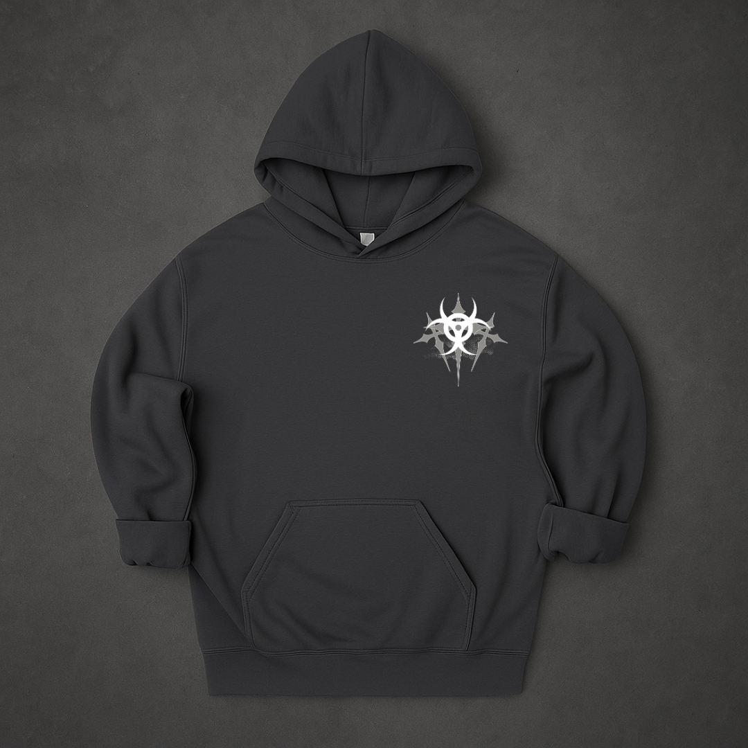 Biohazard Grungy Piercing  Hoodie