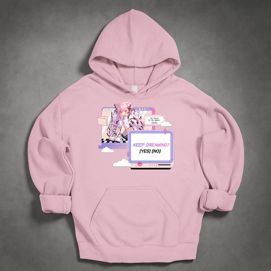 Keep Dreaming 80s Y2K Dreamcore Hoodie