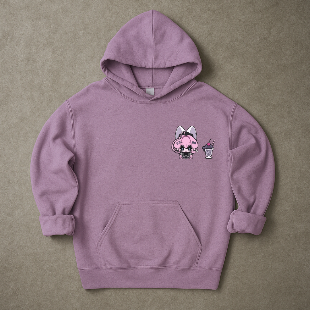Cute Little Centipede With Bow Hoodie