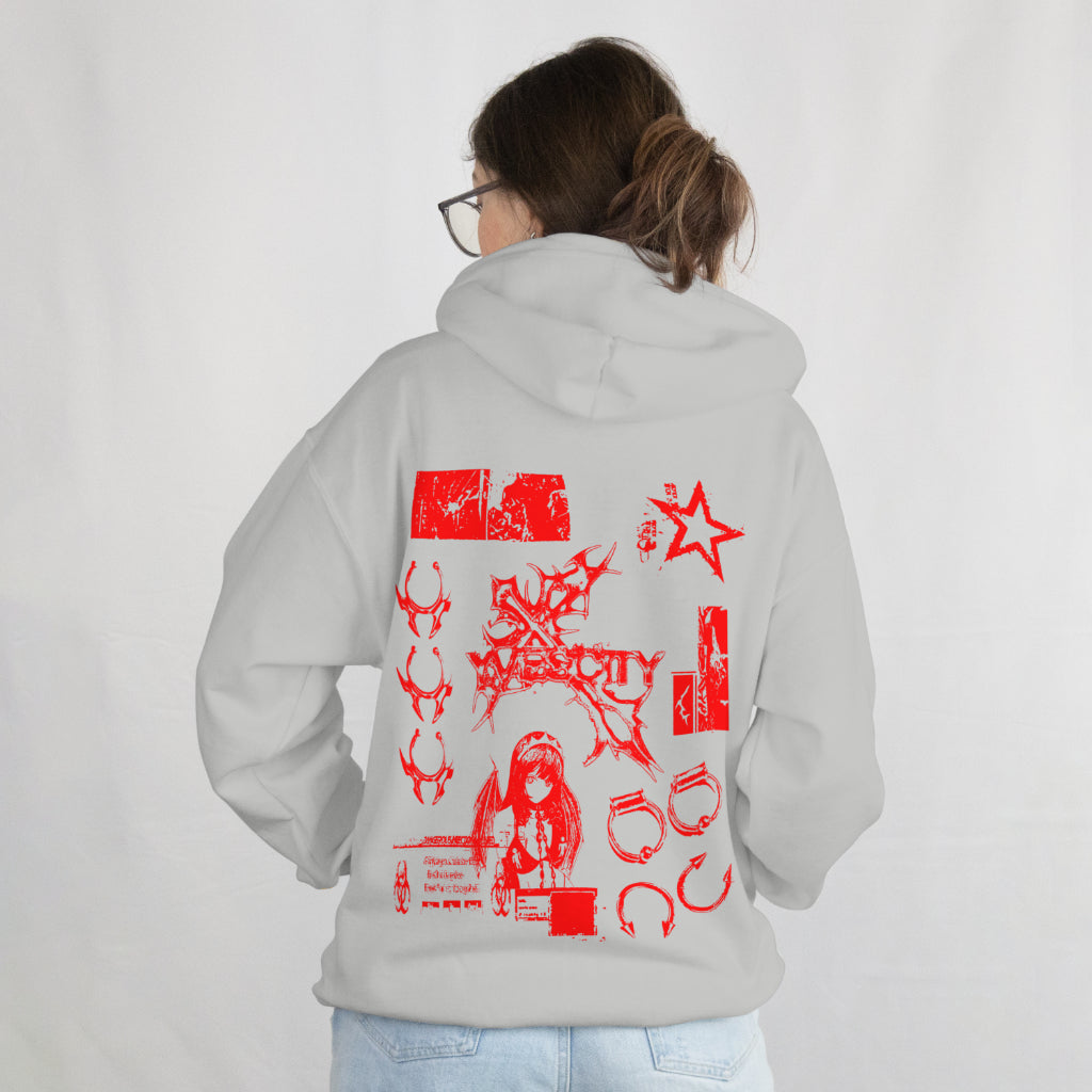 Biohazard Grungy Piercing  Hoodie