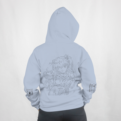 Neon Genesis Evangelion Kaomoji Hoodie