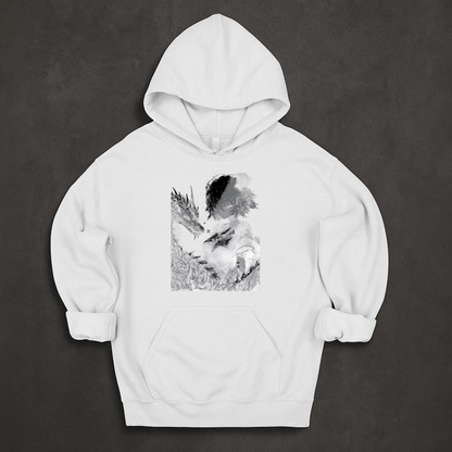 Dragon and Anime Girl Hoodie