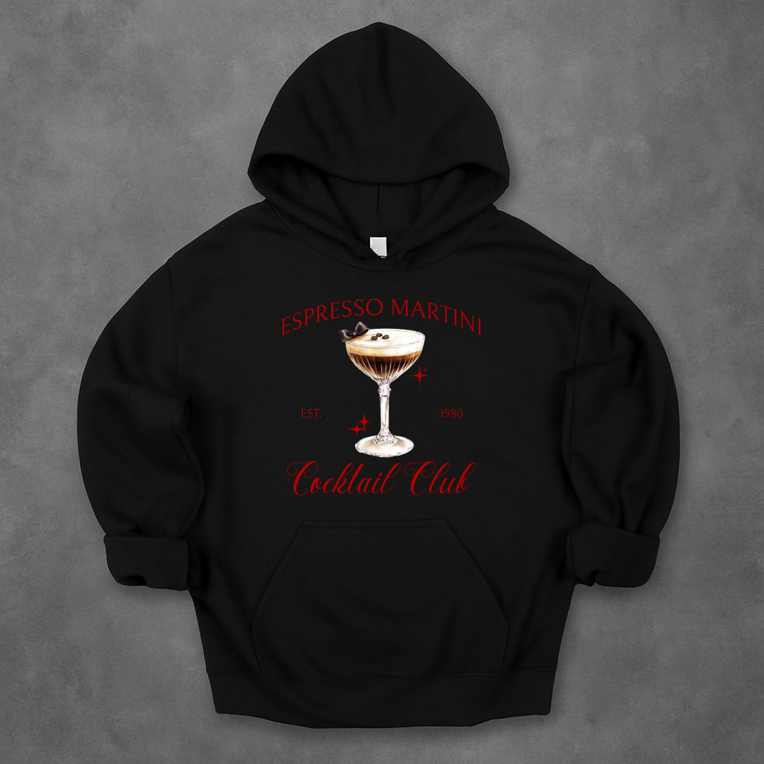 Espresso Martini Cocktail Club Hoodie