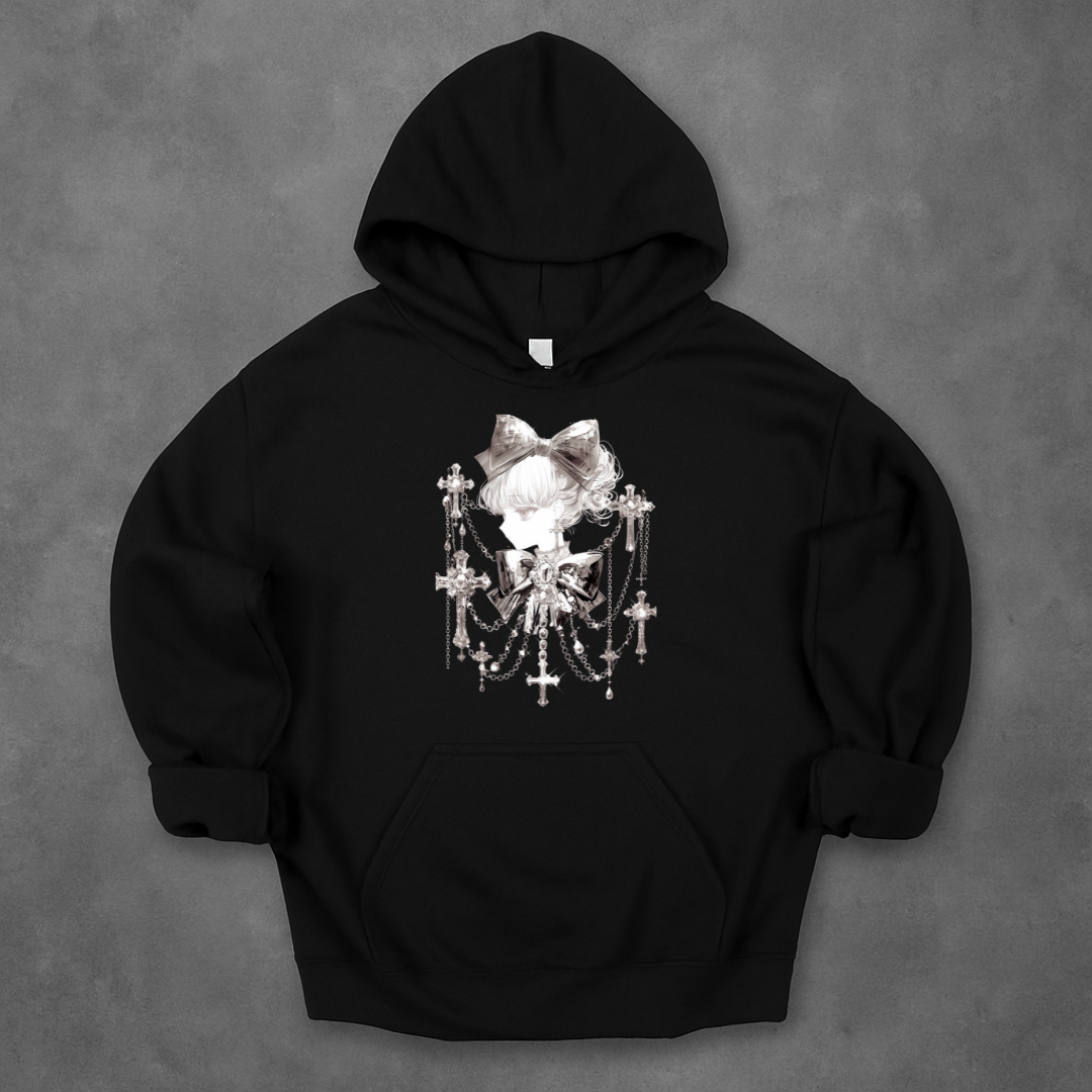 Gothic Dark Anime Girl Hoodie 3.0