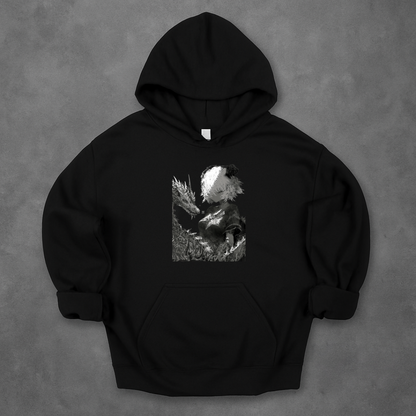 Dragon and Anime Girl Hoodie